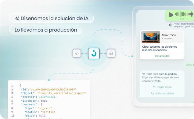 AI agent integrated with code, support, and a conversational shopping experience